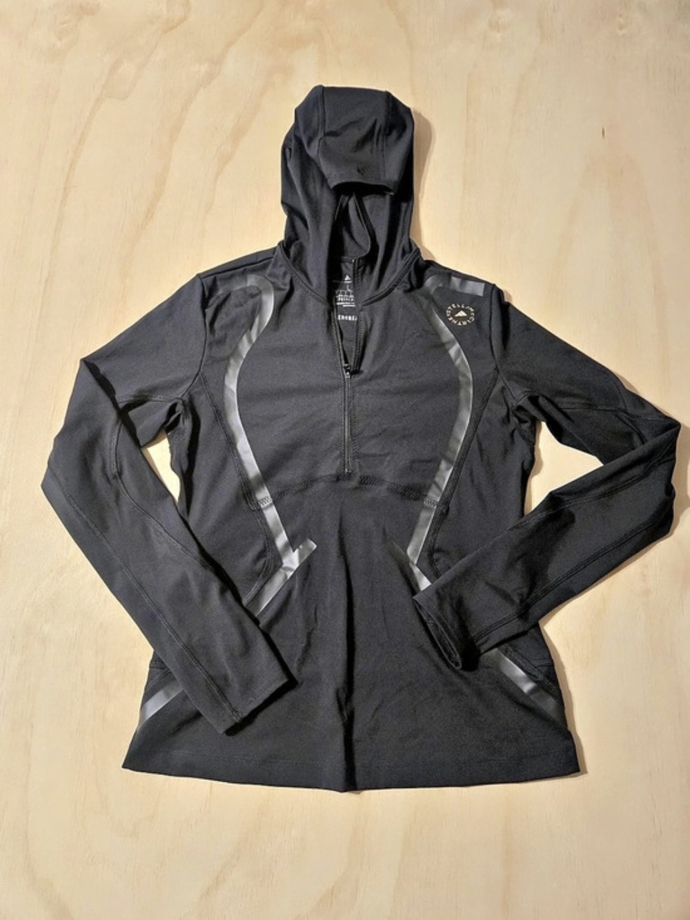 Adidas by Stella McCartney Primeblue Aeroready Hooded Running Jacket Black L